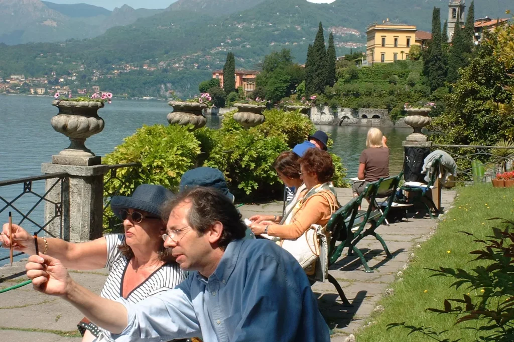 Workshop at Lake Como with Tuscany in the Frame